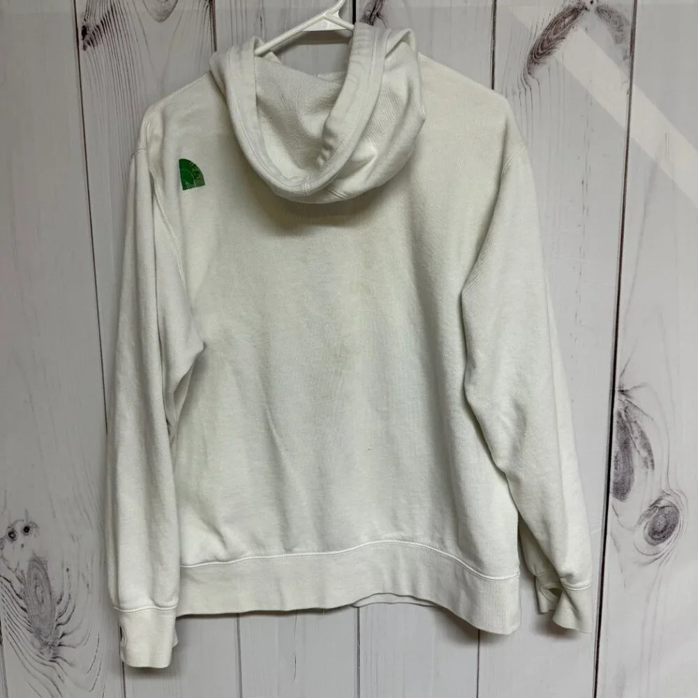 The North‎ Face Men’s Full Zip Hoodie Large White Trees Graphic GUC